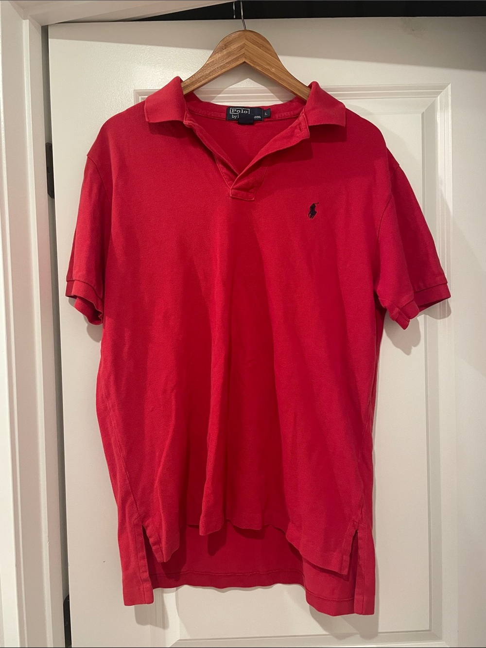 Polo Ralph Lauren men red polo large cotton